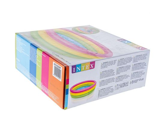 Бассейн надувной Intex Радуга 57422 – изображение 3