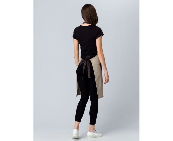 Универсальный фартук с грудкой Факел Крафт, бежевый/коричневый 87478103 – изображение 3