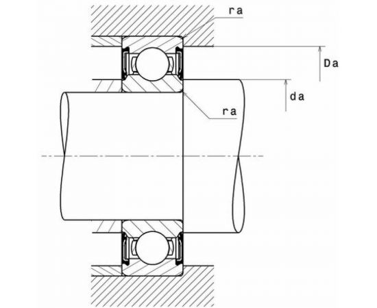 Радиальный шарикоподшипник НСН 6207-2RS – изображение 4