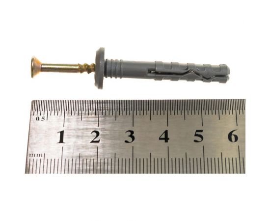 Дюбель-гвоздь Стройбат с грибовидной манжетой 6х40 мм 200 шт. 2520824 / 041730 – изображение 4