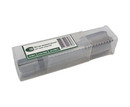 Машинно-ручной метчик TORNERI М36х3 Р6М5, для глухих отверстий 038217 – изображение 4