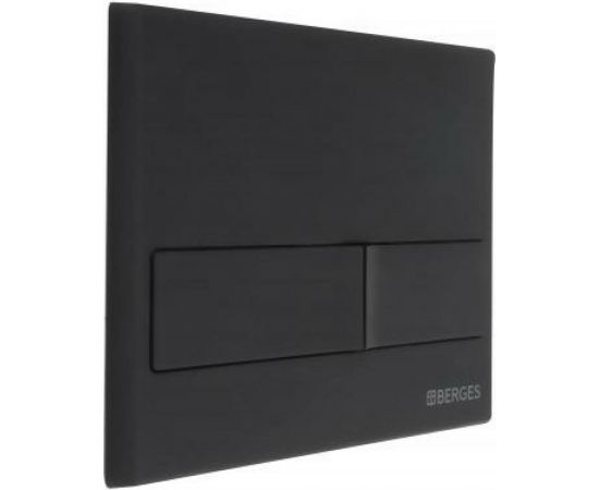 Кнопка для инсталляции BERGES NOVUM L5 Soft Touch черная 040015 – изображение 5
