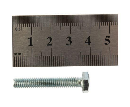 Болт с шестигранной головкой Метизный двор 6x35 DIN 933. 6 шт. 4607173905956 – изображение 5