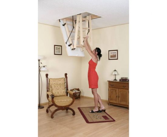 Чердачная лестница OMAN TERMO 70х120 см, h-280 см УТ000000062 – изображение 6