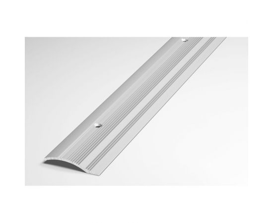 Порог разноуровневый алюминиевый (39,4 мм, 1,35 м, анодированный, Серебро) ЛУКА УТ000004960 