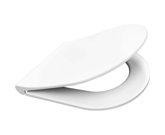 Сиденье дюропласт BERGES Toma slim SO крепление микролифт, быстросъемное, металл 017603 