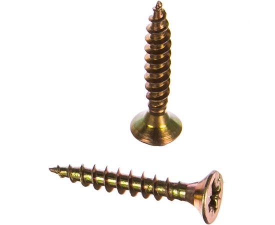 Саморез Стройметиз 4,0х25 универсальный, желтый цинк уп. 200 шт. 2140643 