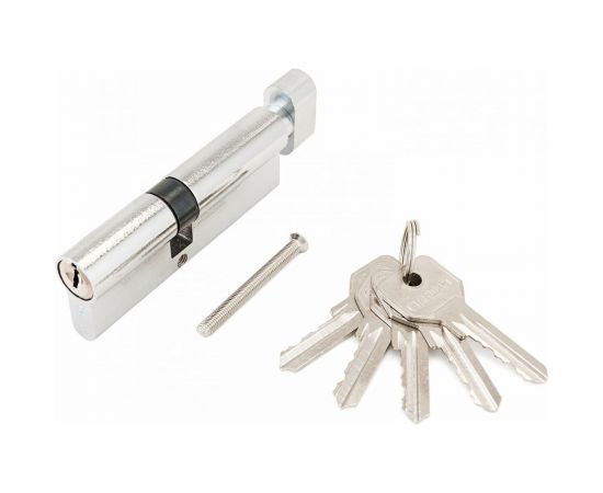 Цилиндровый механизм Стандарт CP (40х10х40 мм; 5 ключей; английский ключ; вертушка) 12222 