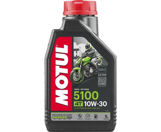 Моторное масло 5100 4T SAE 10W30 1 л MOTUL 104062 