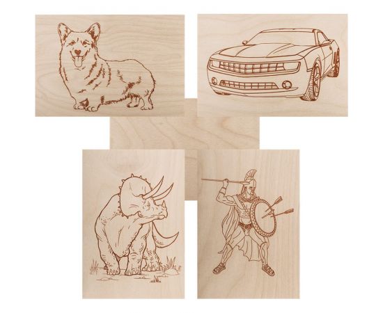 Доски для выжигания REXANT «Набор № 2 формат А5» 12-0937 