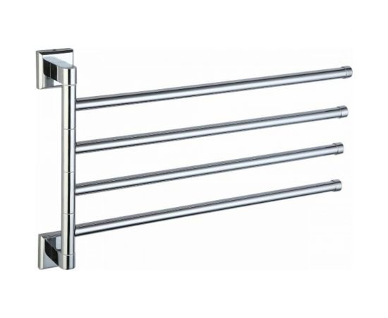 Поворотный держатель для полотенец Savol четверной, хром S-009504 23243 