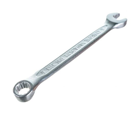 Ключ ПРОФИ (гаечный, комбинированный, CrV) 6мм Biber 90661 тов-155267 – изображение 2