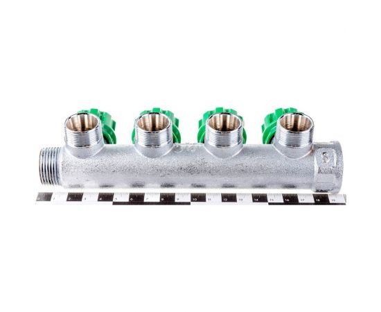 Регулируемый коллектор с 4 отводами FAR 3/4" М24х19 FK 3856 C34 – изображение 2