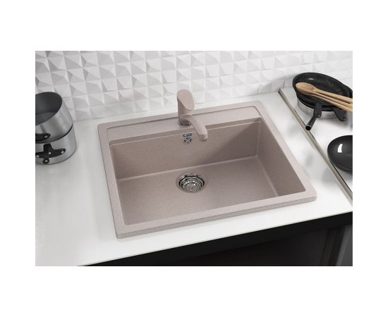 Кухонная мойка ULGRAN U-104 песочный U-104-302 – изображение 2