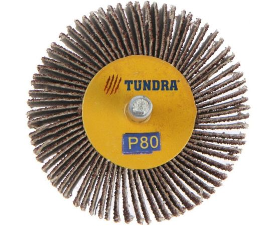 Круг лепестковый радиальный (60х20х6 мм; Р80) TUNDRA 1875464 – изображение 2