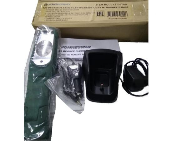 Переносная светодиодная лампа на гибком магнитном основании Jonnesway JAZ-0070B 49758 – изображение 2