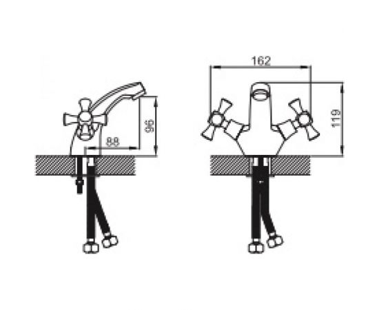 Смеситель для умывальника Эверест B10-0647 – изображение 2