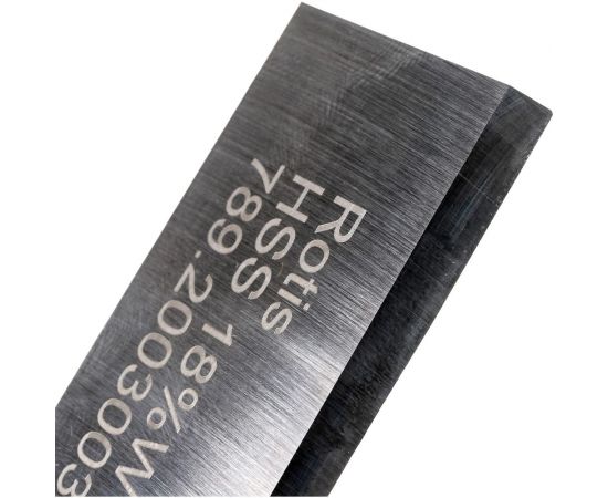 Нож строгальный (200x30x3 мм; HSS 18% W качество) ROTIS 789.2003003HSS – изображение 2