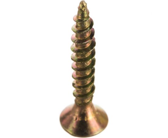 Саморез Стройметиз 4,0х25 универсальный, желтый цинк уп. 200 шт. 2140643 – изображение 2