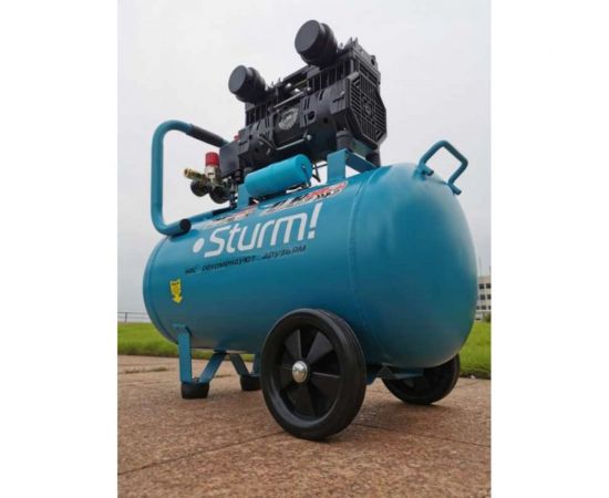 Компрессор Sturm безмасляный, бесшумный, профессионал, 1500Вт AC93250OL – изображение 2