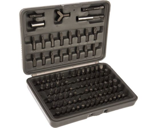 Набор бит и адаптеры для бит (100 предметов) в пластиковом боксе SPARTA 113975 – изображение 2