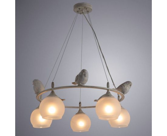 Подвесная люстра Arte Lamp GEMELLI A2150SP-5WG – изображение 2