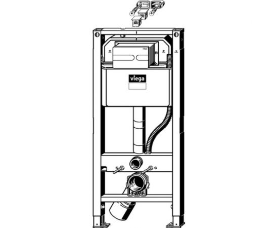 Комплект для подвесного унитаза Viega Prevista Dry 792862 00000074137 – изображение 2