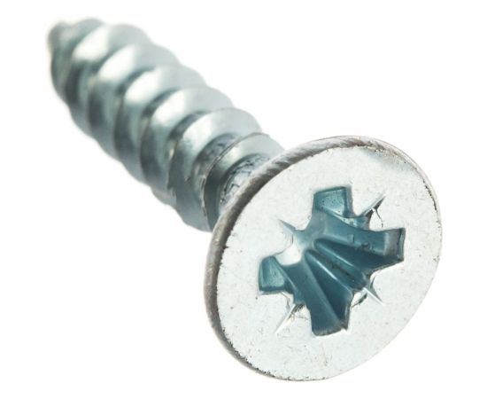 Саморез Стройметиз 4,0х20 универсальный, белый цинк уп. 200 шт. 2150633 – изображение 3