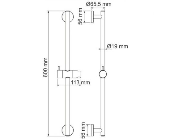 Стойка для душа WasserKRAFT A122 – изображение 3