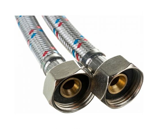 Гибкая подводка для смесителя Профсан ПСМ 150 см., 1/2-М10 пара PS-FMF150 – изображение 3