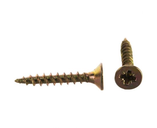 Саморез Стройметиз 4,0х25 универсальный, желтый цинк уп. 200 шт. 2140643 – изображение 3