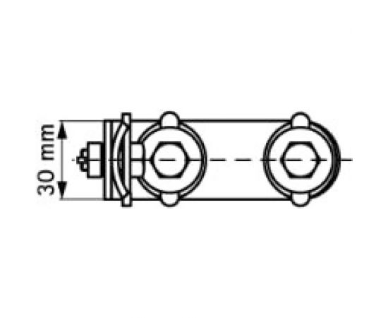 Уголок 90 Walraven BIS RapidRail, 4 отверстия 6584001 – изображение 3