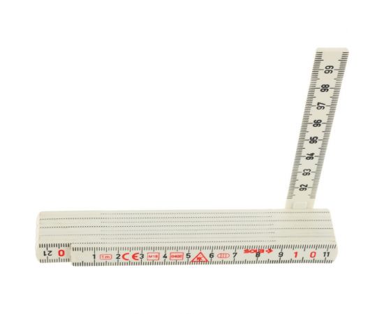 Складной метр (1 м, пластик) SOLA HKM 1/10W 53031301 – изображение 3