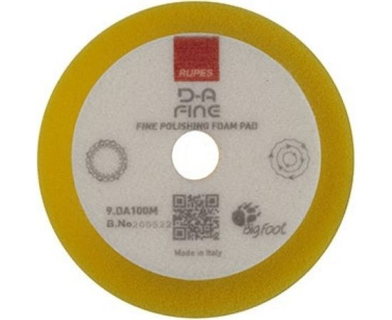 Полировальник жёлтый тонкий (80-100 мм) RUPES 9.DA100M/48 – изображение 5
