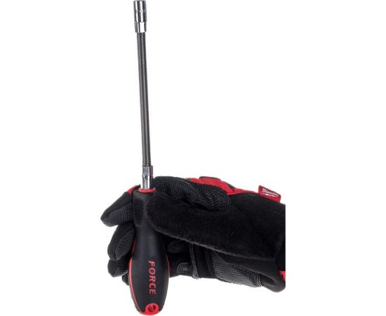 Гибкая отвертка с торцевой 6 гранной головкой 7мм, L=270 мм FORCE 64807 – изображение 5