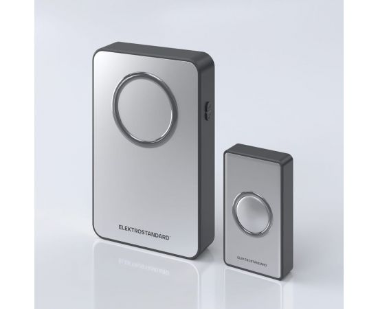 Электрический звонок Elektrostandard DBQ27M WL 38M IP20 бытовой дверной Серебро Чёрный a055697 