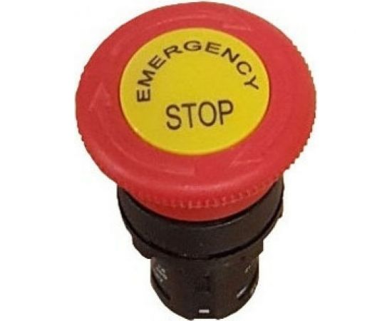 Аварийный стоп Emas 1НЗ с маркировкой на грибке MB200EE 