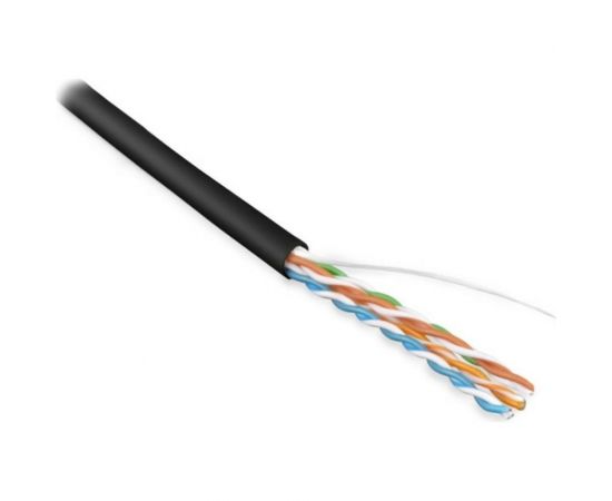 Кабель Hyperline UUTP4-C5E-S24-IN-LSZH-BK-305 (305 м) витая пара, неэкранированная U/UTP, категория 5e, 4 пары (24 AWG), черный 257734 