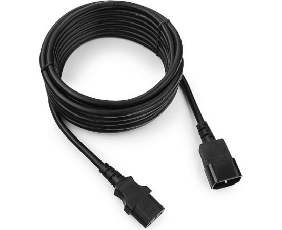 Кабель питания Cablexpert, системный блок-монитор, 5м, C13-C14, 3x1кв.мм, черный, PC-189-1-5M 