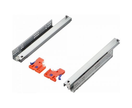 Направляющая скрытого монтажа Lemax prof полное выдвижение, с регулир. планкой, 400 мм NS-FK-002-400 