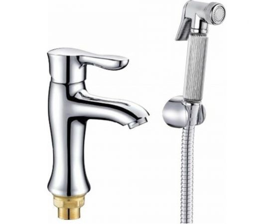 Смеситель для умывальника Potato с гигиенической лейкой P1211 