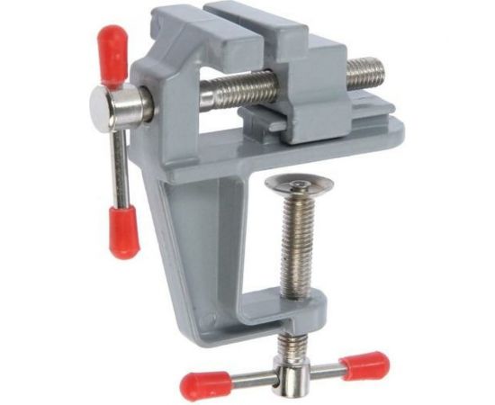 Мини-тиски TUNDRA алюминиевые, винтовой зажим, 35 мм 7003025 