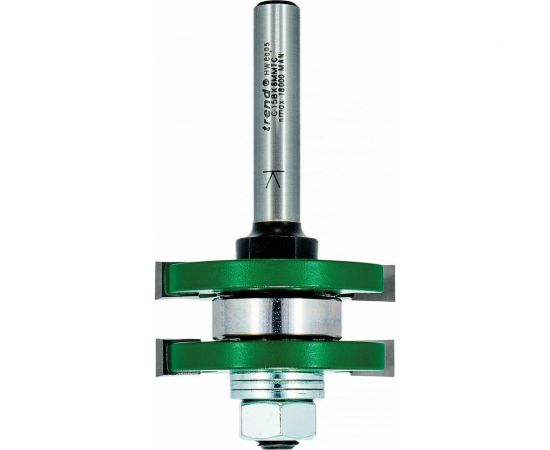 Фреза пазовая для сращивания (41х6,35х75 мм, 2 лезвия, хвостовик 8 мм) по дереву TREND C158X8MMTC 