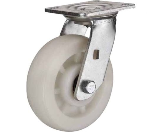 Колесо полиамидное с панелью поворотное 160 мм MFK-TORG 1112160 