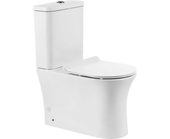 Чаша унитаза BelBagno ANCONA полное примыкание к стене, P-trap BB1224CPR-P 