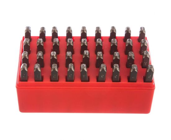 Набор клейм Hans букв и цифр 36 предметов, 4 мм 561501-364 