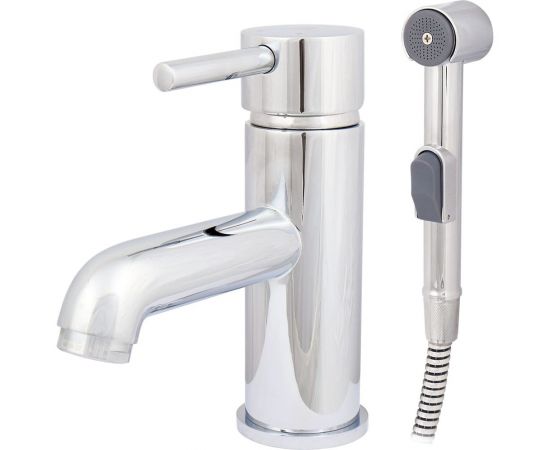 Смеситель для умывальника Mix&Fix 0208 Багги одноручный, c гигиеническим душем, картридж 35 мм тов-172858 