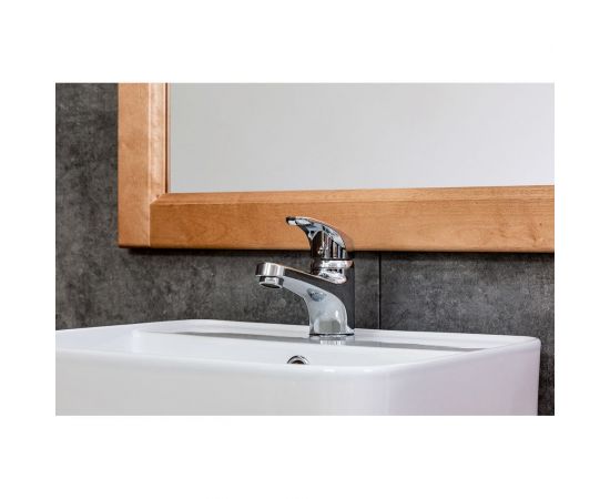 Полимерный смеситель для раковины с гигиеническим душем OneLife by Orange хром P01-022cr – изображение 12