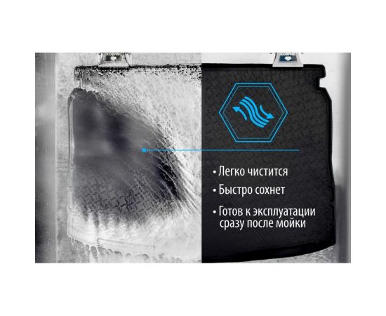 Коврик в багажник автомобиля Rival для Toyota Land Cruiser Prado 150 рестайлинг (5 мест) 2017-н.в., полиуретан, 15704003 – изображение 12