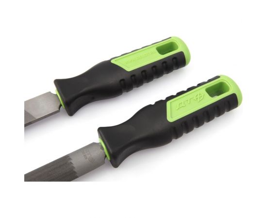 Набор напильников Дело Техники №2 200 мм, 3 шт. (плоский, полукруглый, круглый) 253723 – изображение 2